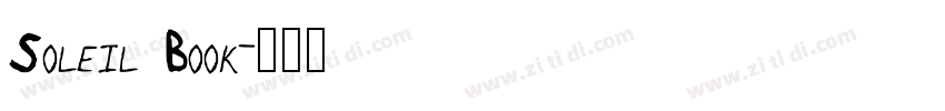 Soleil Book字体转换